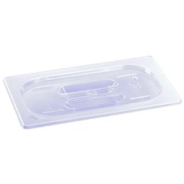 B.PRO Gastronorm Deckel mit Griffmulde Polycarbonat-GN 1/4 (265 x 162 mm)