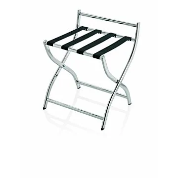 WAS Gepäckablage mit Wandschutz 50 x 48 x 54 cm silberfarben Chromnickelstahl