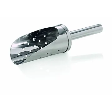 WAS Eisschaufel 18 cm Perforierung Ø 3 mm Chromnickelstahl