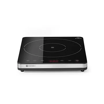 Hendi Induktionskocher Modell 2000, Kitchen Line, 230 V / 2,0 kW, 296 x 370 x (H) 46 mm