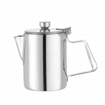 Hendi Kaffee-/Teekanne mit Klappdeckel, 0,3 L, ø 74 x (H) 123 mm