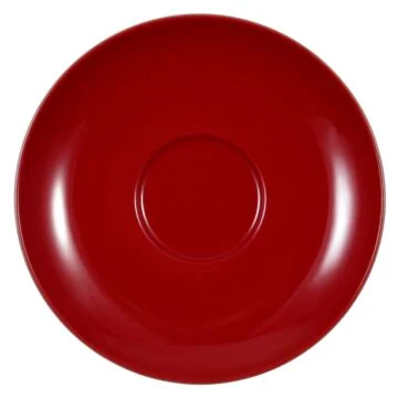 Seltmann Weiden VIP Milchkaffeeuntertasse 1164, 16 cm, rot