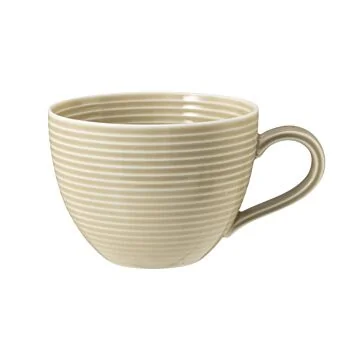 Seltmann Weiden BEAT Color Glaze Kaffeeobertasse 0,26 l mit Relief , sandbeige