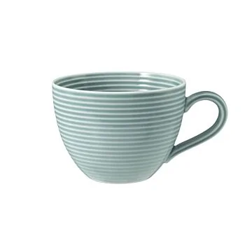 Seltmann Weiden BEAT Color Glaze Kaffeeobertasse 0,26 l mit Relief , arktisblau