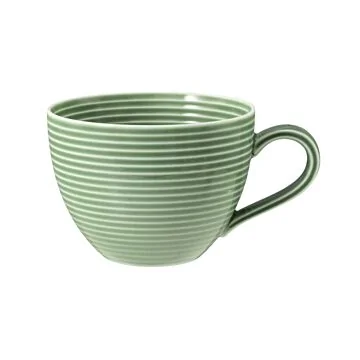 Seltmann Weiden BEAT Color Glaze Kaffeeobertasse 0,26 l mit Relief , salbeigrün