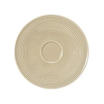 Seltmann Weiden BEAT Color Glaze Kombi-Untertasse groß 16,5 cm , sandbeige