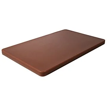 Contacto HACCP Schneidbrett GN 1/1, Hochdicht, mit Füßchen, braun