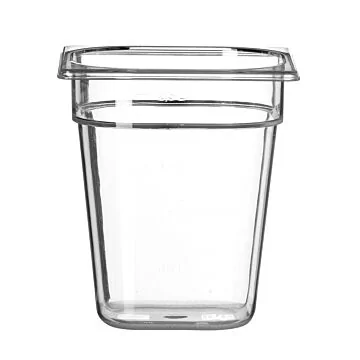 Hendi Gastronorm Behälter, GN 1/6, 3,4 L, Polykarbonat transparent, 176 x 162 x (H) 200 mm