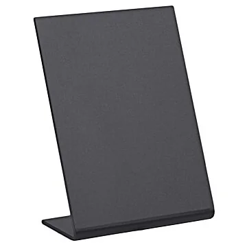 Contacto Tischaufsteller Kreidetafel L-Form, Din A7