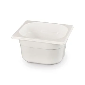 Hendi Gastronorm Behälter 1/6, GN 1/6, 2,4 L, Weiß, 176 x 162 x (H) 150 mm