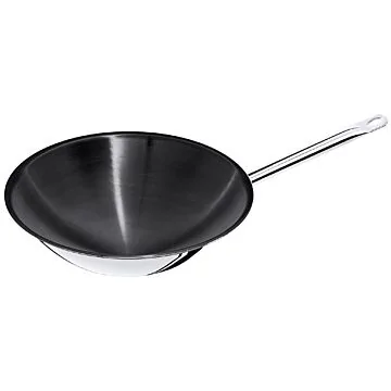 Contacto Wok Edelstahl, antihaft, rund, 5 l