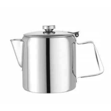 Hendi Kaffee-/Teekanne mit Klappdeckel, 0,9 L, ø 120 x (H) 158 mm