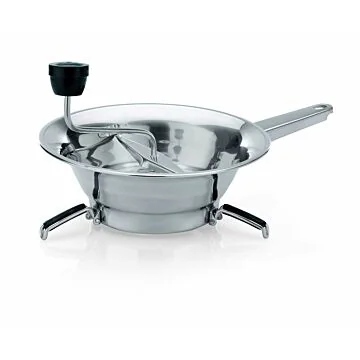 WAS Passiergerät mit 3 Siebeinsätzen Ø 23 cm Chromnickelstahl