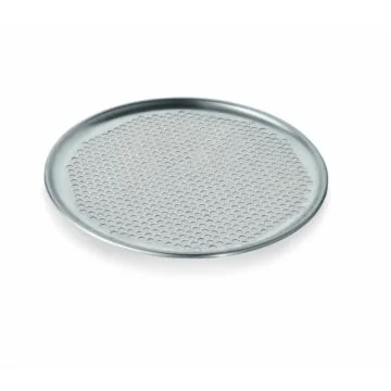WAS Pizzablech Ø 25 cm Perforierung Ø 6,5 mm Aluminium