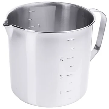 Contacto Messbecher zylindrisch, graduiert, hochglänzend, 4 l