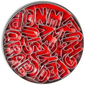 Contacto Ausstechformen, Buchstaben