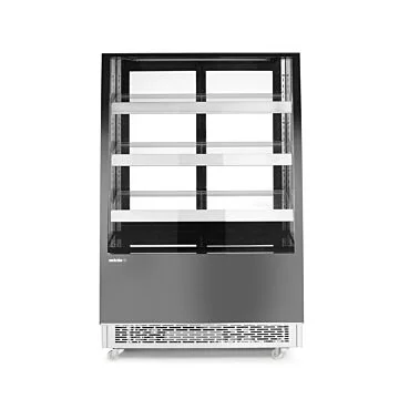Hendi Kühlvitrine mit 3 geneigten Regalen, 500 L, 2 / 6 ˚C, 230 V / 0,49 kW, R290, 900 x 805 x (H) 1445 mm
