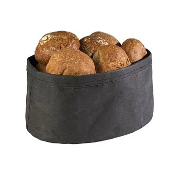 APS  Brottasche oval, schwarz 30 cm 