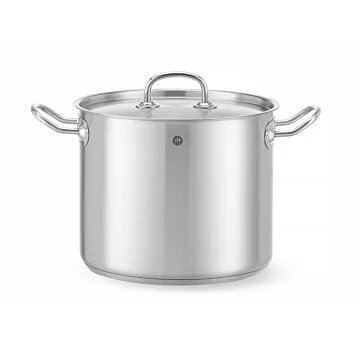 Hendi Gemüsetopf - mit Deckel, Kitchen Line, 9 L, ø 240 x (H) 200 mm