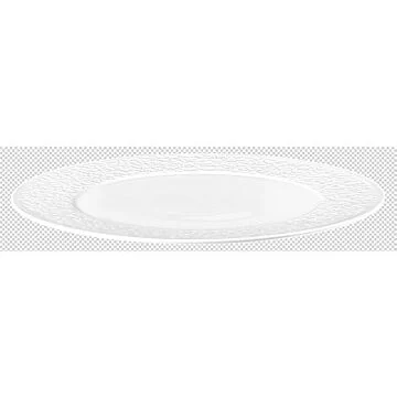 Seltmann Weiden NORI Teller flach 33 cm Relief schmal, weiß