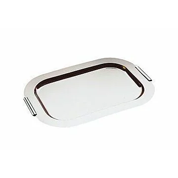 APS Tablett FINESSE verchromte Messing-Griffe 52x38 cm