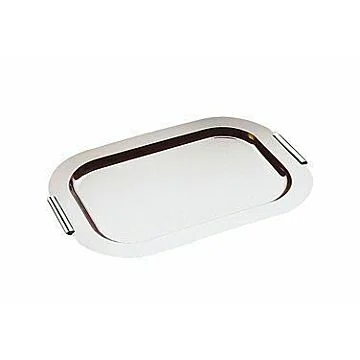 APS Tablett FINESSE verchromte Messing-Griffe 70x48 cm