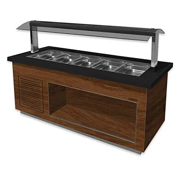 SARO Salatbar Premium Line SB-K170 braun/schwarz