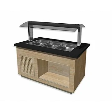 SARO Heißes Buffet für 3x 1/1 GN, Modell Premium Line S
