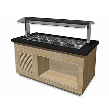 SARO Heißes Buffet für 4x 1/1 GN, Modell Premium Line S