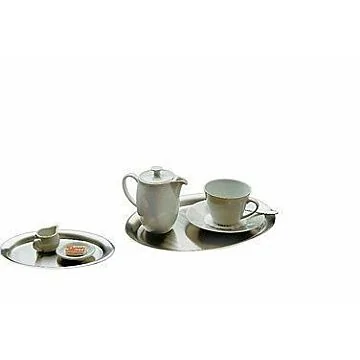 APS Serviertablett KAFFEEHAUS für eine Tasse matt poliert