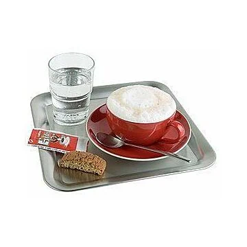 APS Serviertablett KAFFEEHAUS quadratisch matt poliert