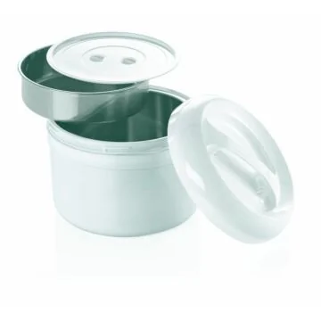 WAS Thermospeisetransportbehälter 2 Liter mit Speiseeinsatz Ø 21 cm Kunststoff