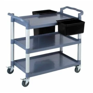 APS Servier-/ Transportwagen grau 108 x 50 x 96 cm
