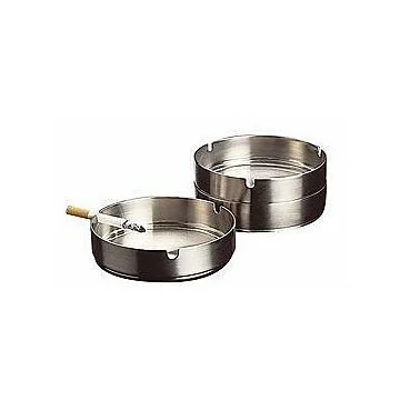 APS Aschenbecher Edelstahl mattiert 8 cm