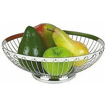 APS Brot- und Obstkorb rund 25,5x9,5 cm Edelstahl