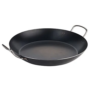 Contacto Paella-Eisenpfanne, gebläuter Stahl, 340 mm