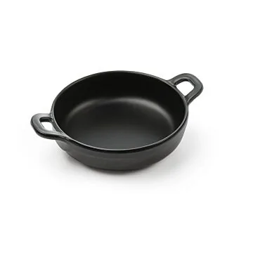 Hendi Miniatur-Pfannen aus Melamin, rund, 150 x 115 x (H) 37 mm