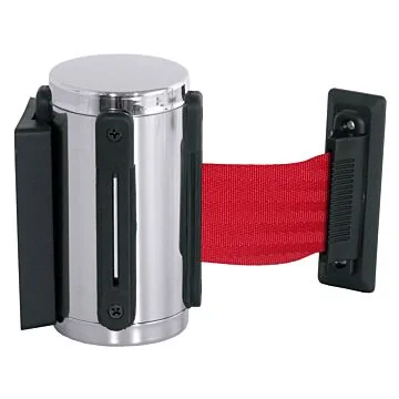 Contacto Wandhalterung mit rotem Gurt 1700 mm zu Gurtabsperrpfosten