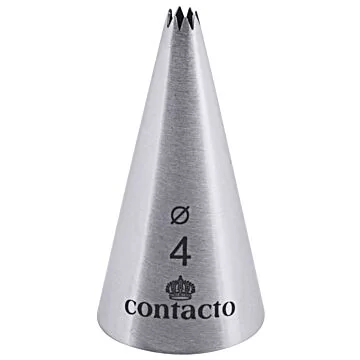 Contacto Sterntülle, Edelstahl, 4 mm