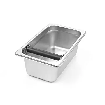 Hendi Abklopfbehälter, Gastronorm für Kaffeesatz, GN 1/4, 265 x 162 x (H) 100 mm