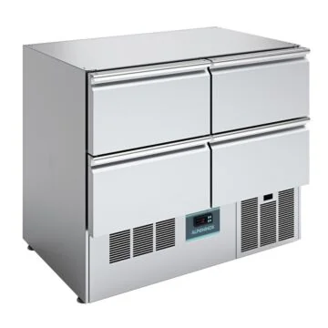 NordCap ALPENINOX Kühltisch KKSSM 102