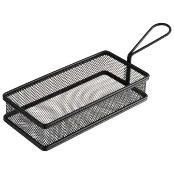 APS  SNACKHOLDER schwarzer Servier-Frittierkorb, 21,5 cm 