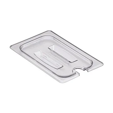 Cambro Camwear® Deckel mit Kerbe und Griff für GastroNorm-Behälter GN 1/3 