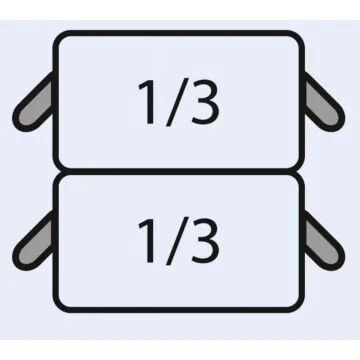 SARO E7/CPCEXE Nudelkorb-Set: 2 x 1/3 GN
