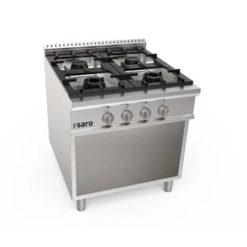 SARO Gasherd offener Unterbau 4 Brenner Modell LQ / CUG
