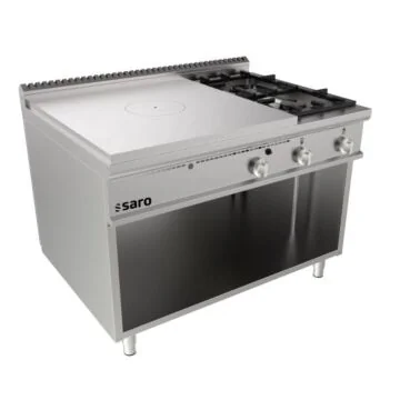 SARO Glühplattenherd offener Unterbau +2 Brenner Modell