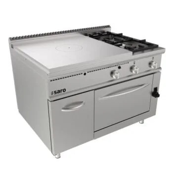 SARO Glühplattenherd Gasofen+ 2 Brenner +Tür Modell LQ