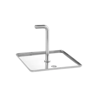 Hendi Speiseringe und Stampfer, quadratisch, Stampfer, 80 x 80 x (H) 55 mm