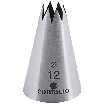 Contacto Sterntülle, Edelstahl, 12 mm