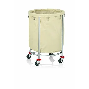 WAS Wäschewagen Ø 60 cm Höhe 82 cm Stahl pulverbeschichtet/Nylon